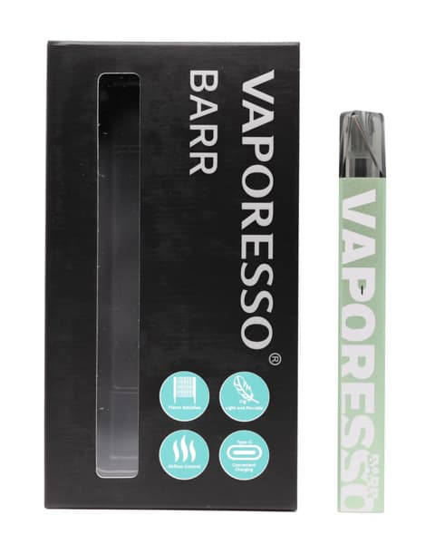 Стартовый комплект Vaporesso BARR Pod 350 mAh - 1,2 мл. ( Зеленый Брендированный ) Mint Green