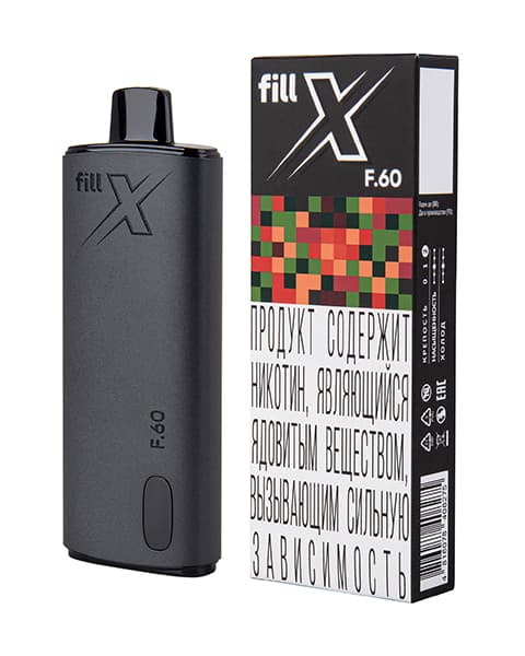 Одноразка fill X - 650 mAh - Грейпфрут Хвоя ( F60 ) ( 10 мл. Крепость 17 ± 3 мг\ мл )
