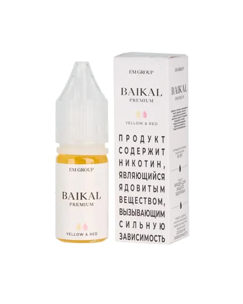 Жидкость BAIKAL - Yellow Red 10 мл ( 17 ± 3 мг ) ( Клубника Кукуруза )