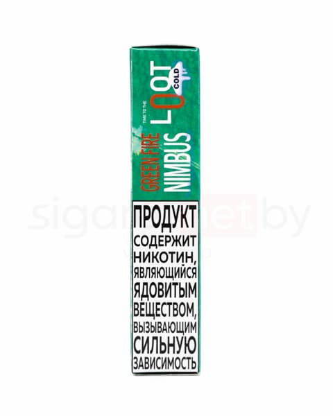 Жидкость Loot Cold SALT - Green Fine Nimbus 30 мл ( 15 ± 3 мг ) ( Мандарин Арбуз )