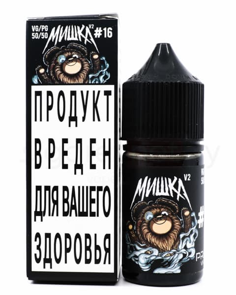 Жидкость МИШКА V2 #16 30 мл ( 17 ± 3 мг ) ( Кремовый Табак )