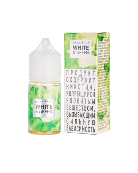Жидкость Paradise - White and Green 25 мл ( 17 ± 3 мг ) ( Яблоко Кактус )