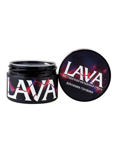 Бестабачная кальянная смесь LAVA - Земляника Голубика 50 гр. ( MEDIUM )