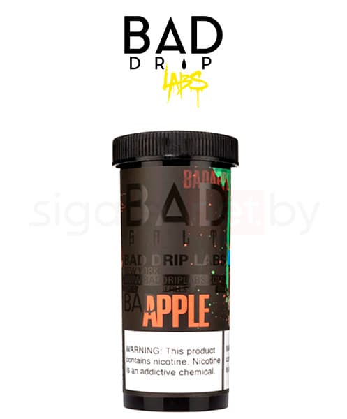 Жидкость Bad Drip SALT - Bad Apple ( Яблоко, Яблочко, Яблоня с Яблоком ) 30 мл ( 20 мг )