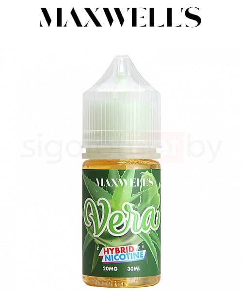 Жидкость Maxwells HYBRID - VERA ( Огуречный Лимонад с Алоэ Вера ) 30 мл ( 20 мг )