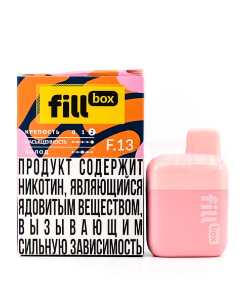 Электронная система курения ( одноразовая ) fill Box - 400 mAh - Малазийское Манго ( F13 ) ( 2 мл. Крепость 17 ± 3 мг\ мл )