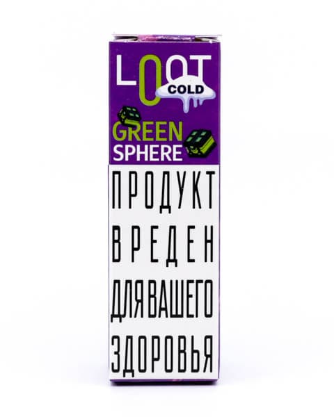 Жидкость Loot Cold SALT - Green Sphere 10 мл ( 15 ± 3 мг ) ( Лайм Кактус )