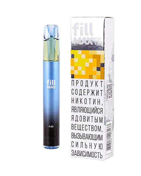 Одноразка fill MAX - 550 mAh - Лимон Имбирь ( F03 ) ( 2 мл. Крепость 17 ± 3 мг\ мл )