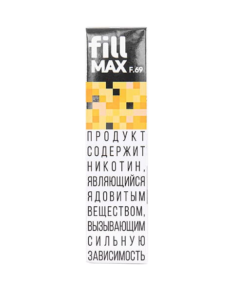Банан – Одноразка fill MAX 550 mAh ( F69 ) ( 2 мл. Крепость 17 ± 3 мг\ мл )