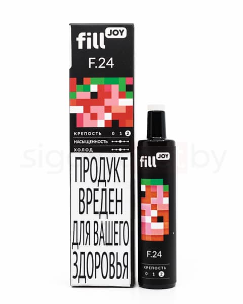 Электронная система курения ( одноразовая ) fill JOY 500 - 400 mAh - Арбуз ( F24 ) ( 2 мл. Крепость 17 ± 3 мг\ мл )