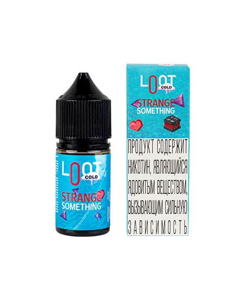 Жидкость Loot Cold SALT - Strange Something 25 мл ( 15 ± 3 мг ) ( Апельсин Маракуйя )