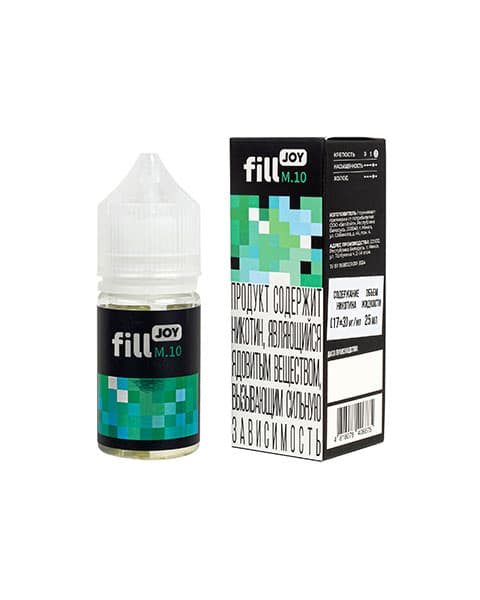 Жидкость fill JOY - Свежая Мята ( M10 ) 25 мл ( 17 ± 3 мг )