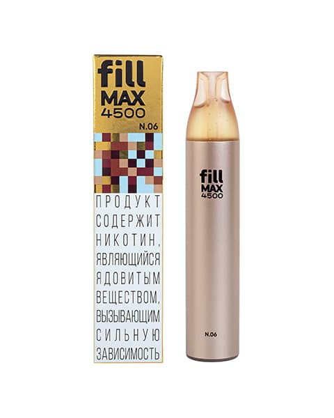 Одноразка fill MAX 4500 - Кола ( N06 ) ( 4.4 мл. Крепость 17 ± 3 мг\ мл )