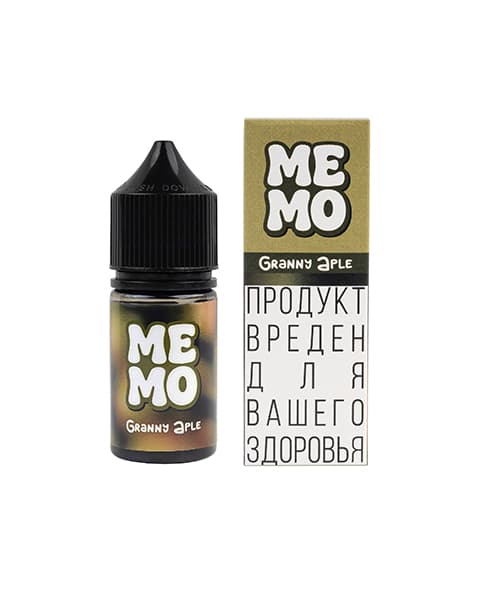 Кислый Яблочный Сок – Жидкость MEMO Granny Aple 25 мл ( 17 ± 3 мг )