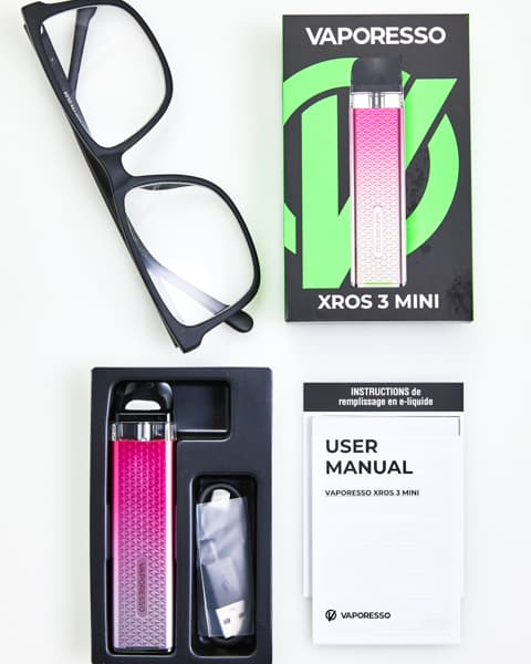 Вейп Vaporesso XROS 3 Mini Pod 1000 mAh - 2 мл. ( Розовый ) Rose Pink
