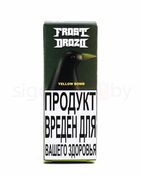 Жидкость Frost Drozd SALT - Big Yellow Bomb 30 мл ( 15 ± 3 мг ) ( Дыня Яблоко )