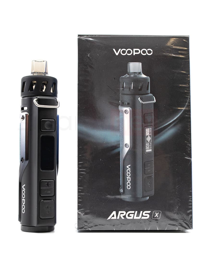 Стартовый комплект VOOPOO ARGUS X 18650 80W Pod Mod - 4.5 мл. ( Черный ) Denim&Silver