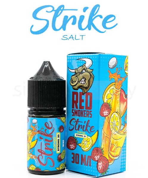 Жидкость RED SMOKERS STRIKE SALT - MANGO ( Манго ) 30 мл ( 20 мг ) STRONG