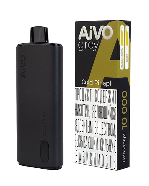 Ледяной Ананас – Одноразка AiVO grey (Cold Pinapl) ( 10 мл. Крепость 17 ± 3 мг\ мл )