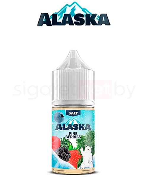 Жидкость Alaska SALT - Pine Berries ( Хвойно Ягодный Ледяной Шторм ) 30 мл ( 20 мг ) STRONG