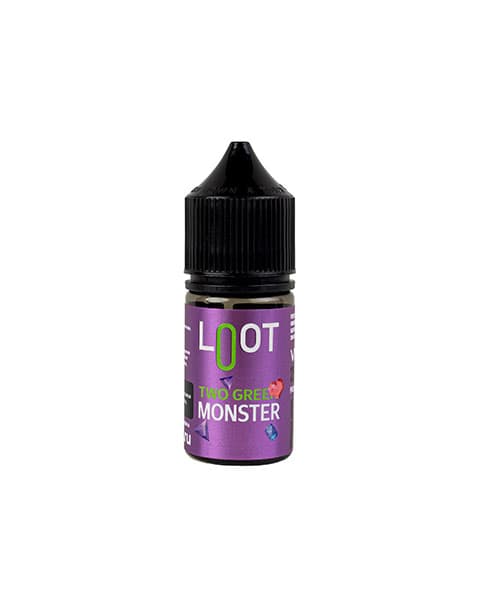 Жидкость Loot SALT - Two Green Monster 25 мл ( 15 ± 3 мг ) ( Яблоко Киви )