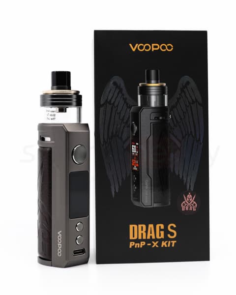 Стартовый комплект VOOPOO DRAG S PNP X 60W VW Pod - 5 мл 2500 mAh ( Коричневый ) Knight Chestnut