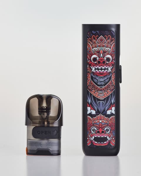 Стартовый комплект Lost Vape Ursa Nano Pod 800 mAh - 2.5 мл. ( Черный с Рисунком ) Evil Spirits
