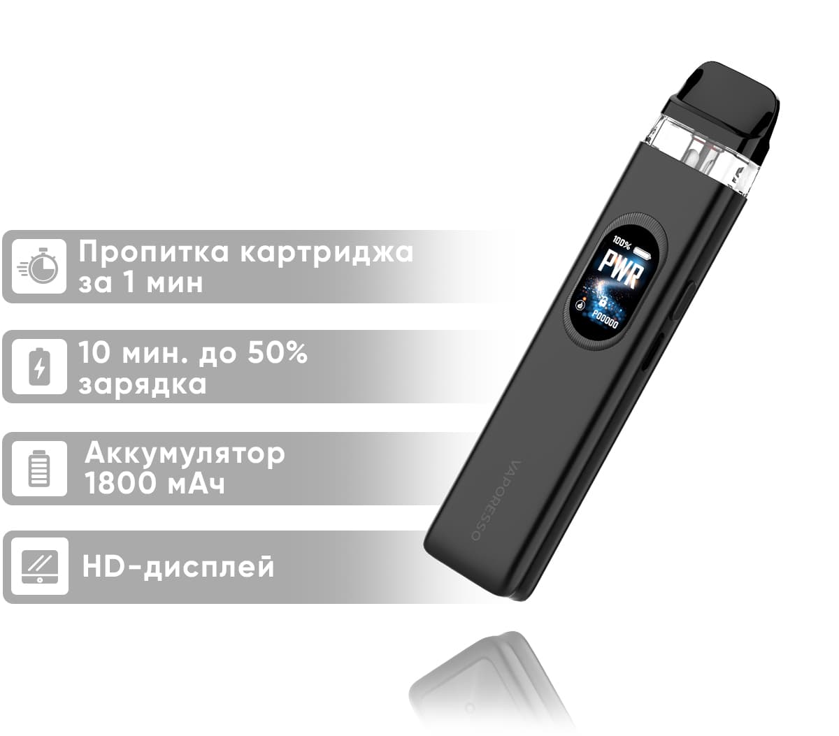Вейп Vaporesso XROS 6 Pod ( Черный ) Cosmic Black