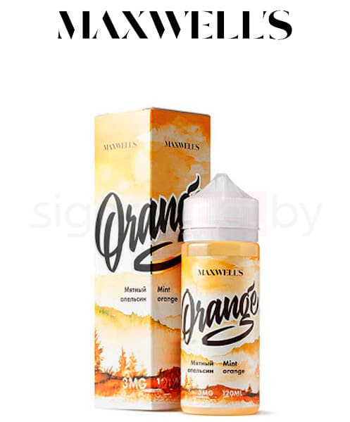 Жидкость Maxwells - Orange ( Мятный Апельсин ) 120 мл ( 3 мг )