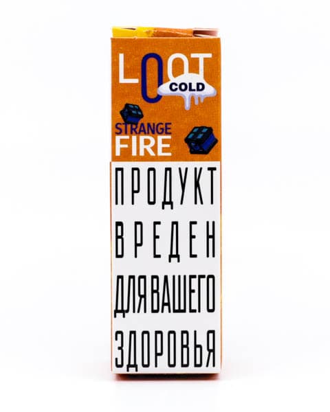 Жидкость Loot Cold SALT - Strange Fire 10 мл ( 15 ± 3 мг ) ( Персик Маракуйя )