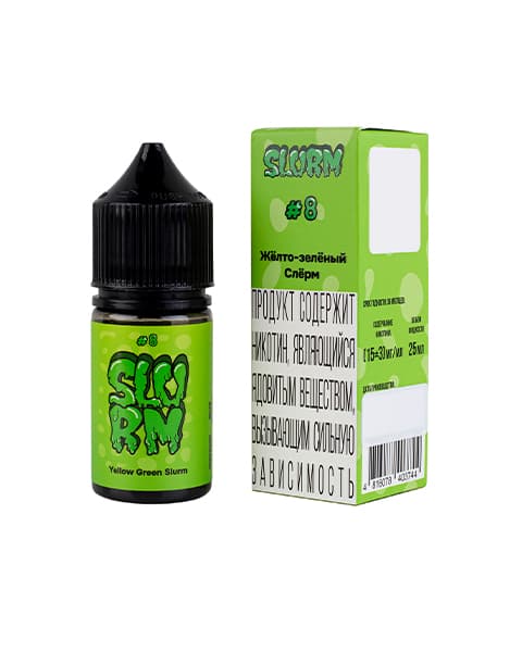 Кислые Мармеладные Мишки – Жидкость SLURM #8 Желто - Зеленый Слёрм 25 мл ( 15 ± 3 мг )