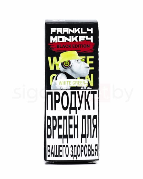 Жидкость Frankly Monkey Black Edition SALT - White Green 30 мл ( 15 ± 3 мг ) ( Виноградное Мороженое )