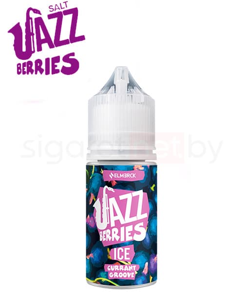 Жидкость ElMerck Jazz Berries Ice SALT - Currant Groove 30 мл ( 45 мг )