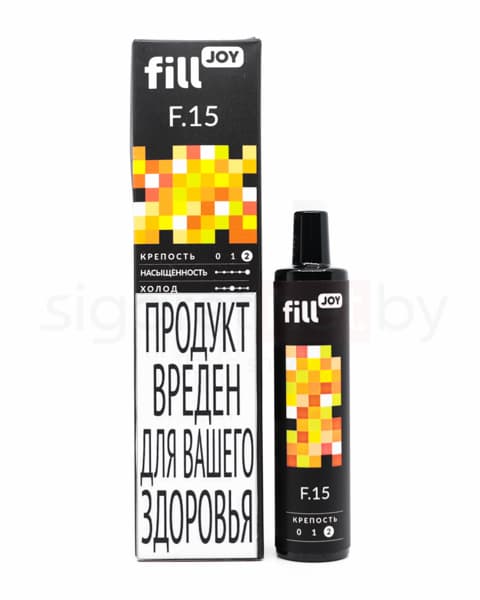 Электронная система курения ( одноразовая ) fill JOY 500 - 400 mAh - Персик Манго ( F15 ) ( 2 мл. Крепость 17 ± 3 мг\ мл )