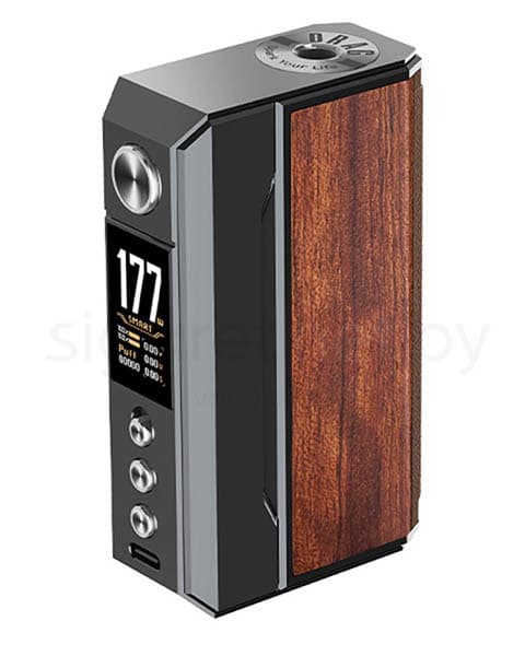 Мод VOOPOO DRAG 4 177W TC Mod ( Черно - Красный ) Gun Metal Rosewood