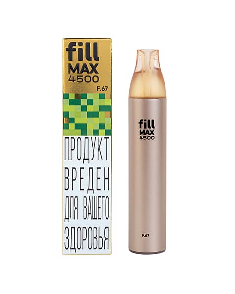 Одноразка fill MAX 4500 - Крыжовник ( F67 ) ( 4.4 мл. Крепость 17 ± 3 мг\ мл )