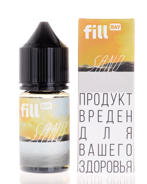 Жидкость fill BAY - Sand ( Банановый Милкшейк ) 25 мл ( 15 ± 3 мг )