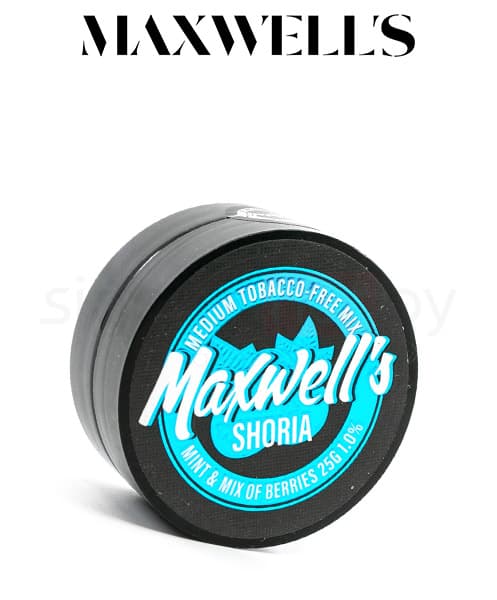 Бестабачная смесь для кальянов Maxwells - Shoria ( Мята и Лесные Ягоды ) 25 г ( Medium 1% )