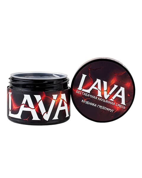 Бестабачная кальянная смесь LAVA - Клубника Грейпфрут 50 гр. ( MEDIUM )