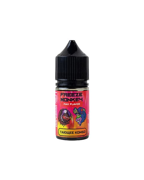 Желтое Манго с Малиной – Жидкость Freeze Monkey MAX FLAVOR SALT - Тающее Комбо 25 мл ( 15 ± 3 мг )