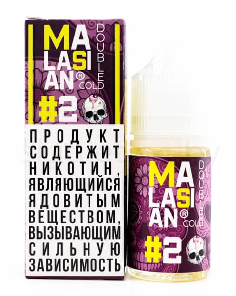 Жидкость Malasian Double Cold #2 30 мл ( 17 ± 3 мг ) ( Ледяная Вишня )