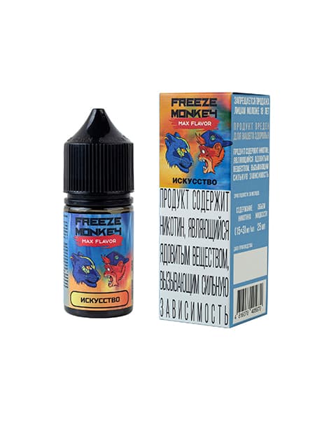 Персик – Жидкость Freeze Monkey MAX FLAVOR SALT Искусство 25 мл ( 15 ± 3 мг )