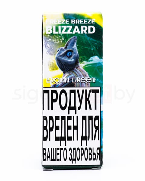 Жидкость Freeze Breeze Blizzard SALT - Brown Green 30 мл ( 15 ± 3 мг ) ( Киви )