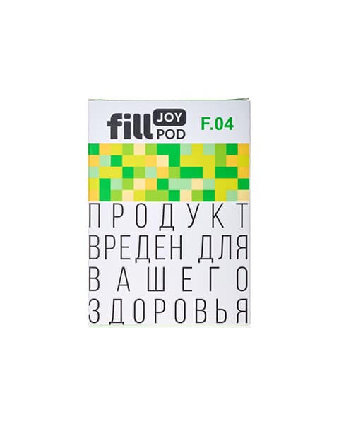 Заправленный картридж fill JOY POD - Лимон Лайм ( F04 ) ( 2 мл. Крепость 17 ± 3 мг )