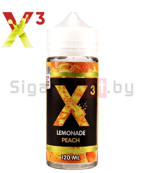 X-3 Lemonade - Peach, 120 мл (3 мг)