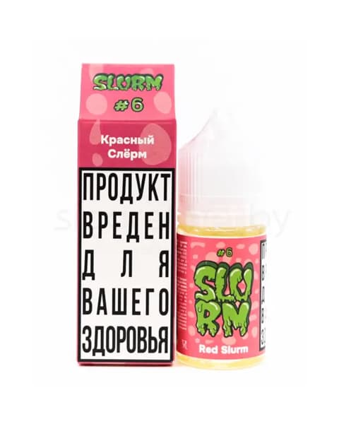 Кислый Арбузный Мармелад – Жидкость SLURM #6 Красный Слёрм 25 мл ( 15 ± 3 мг )