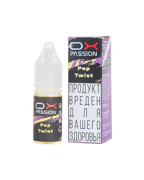 Жидкость OX Passion - Pop Twist 10 мл ( 17 ± 3 мг ) ( Ягоды с Лимоном )