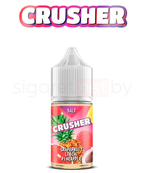 Жидкость Crusher SALT - Grapefruit Litchi Pineapple ( Экзотический Микс из Грейпфрута, Личи и Ананаса ) 30 мл ( 20 мг )