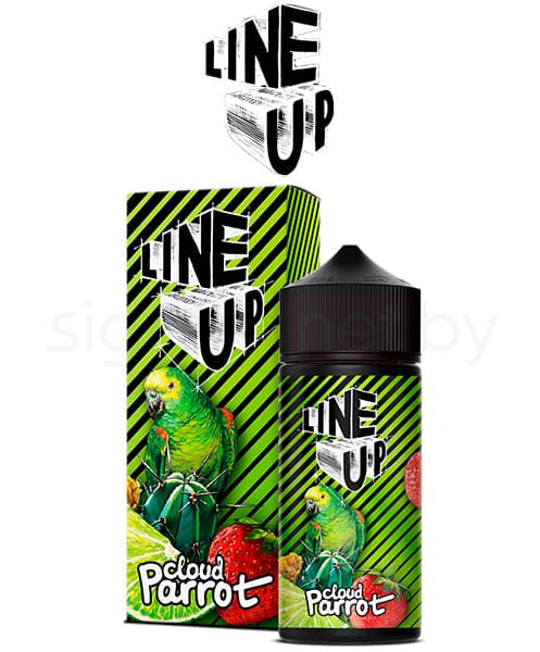 Жидкость Line Up - Cloud Parrot Rell ( Клубнично-Кактусовый Лимонад с Дольками Лайма ) 100 мл ( 3 мг )