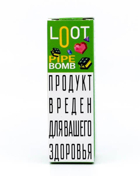 Жидкость Loot SALT - Pipe Bomb 10 мл ( 15 ± 3 мг ) ( Яблоко Корица )